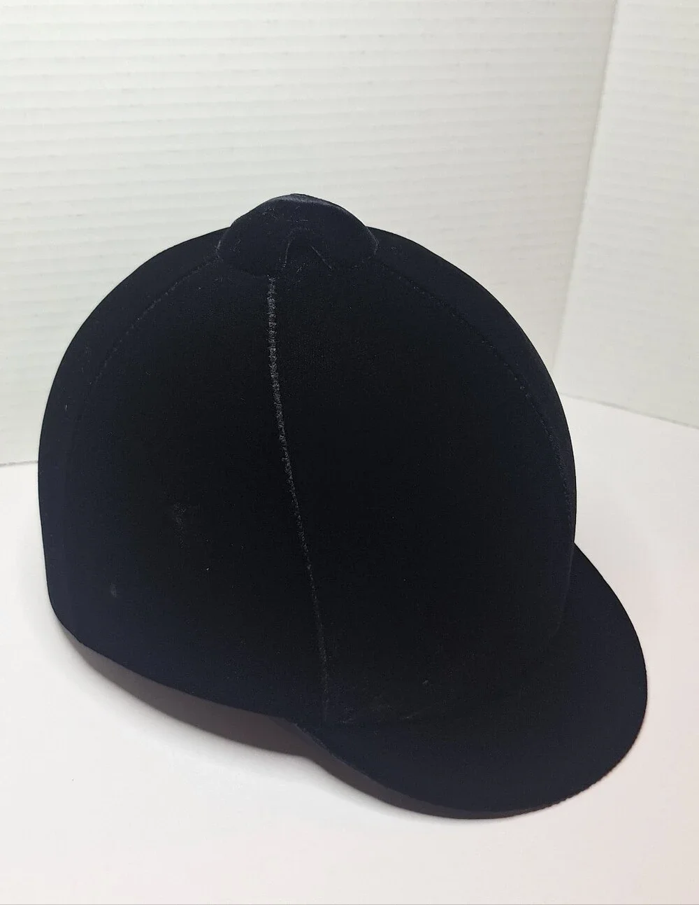 Lexington Safety Products Black Velvet Equestrian Riding Helmet EUC Read All
